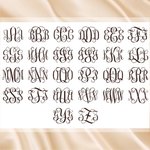 Henkilökohtainen Monogrammi kaulakoru 1-3 Initials Tiny Letter Korut Syntymäpäivä Äitienpäivä Ystävänpäivä Lahja hänelle
