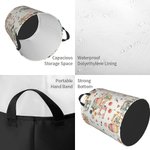Cesto impermeable personalizado con asa para ropa sucia Regalo de inauguración de la casa para amantes de la costura y el punto