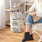 Cesto impermeable personalizado con asa para ropa sucia Regalo de inauguración de la casa para amantes de la costura y el punto