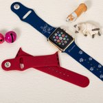 Pulsera de silicona para reloj Apple con nombre grabado Pata Raza de perro Cumpleaños Aniversario Regalo para amante de mascotas