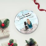 Ornement en Acrylique Personnalisé avec Motif Personnage et Chien Décoration Pendentif Cadeau Anniversaire Nöel pour Ceux Qui Aiment les Chiens