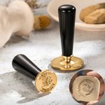 Personalisierte Keramik Ton Messing Töpferei Stempel mit Muster Initiale Datum Geschenk für Handwerk Liebhaber