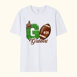 T-shirt Unisexe Sweatshirt à Capuche Personnalisé avec Nom et Numéro Cadeau Fête des Pères pour Amoureux de Football Joueurs de Rugby