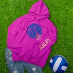 Sudadera con capucha del equipo de voleibol personalizada con dibujo de corazón y nombre Regalo de cumpleaños el día del partido para los jugadores am