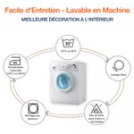 Housse d'Oreiller Personnalisé avec Nom et Motif de Chien Décoration à l'Intérieur Cadeau de Pâques pour Famille