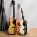 Tracolla per chitarra regolabile in pelle PU personalizzata con testo inciso Regalo di compleanno per musicista amante della chitarra