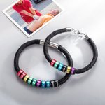 Gepersonaliseerde medische noodsituatie alarm ID armband met gegraveerde tekst & 1-10 ringen Emergency Survival Gift voor mannen vrouwen