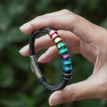 Gepersonaliseerde medische noodsituatie alarm ID armband met gegraveerde tekst & 1-10 ringen Emergency Survival Gift voor mannen vrouwen