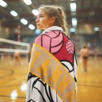 Coperta morbida da pallavolo personalizzata con testo Compleanno Gioco Sport Regalo per chi ama la pallavolo