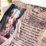 Gepersonaliseerde I Never Left You Gedicht Gedenkdeken met Foto en Naam Herinnering In Liefdevolle Herinnering Sympathie Geschenk voor Verlies van Gel