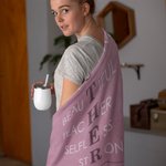 Couverture en Laine Polaire Personnalisée avec Texte et Nom Cadeau d'Anniversaire Fête des Mères pour Maman Grand-mère