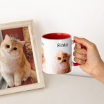 Gepersonaliseerde 1-3 Foto's Huisdier Portret 11oz Keramische Mok met Naam Verjaardagscadeau voor Huisdierliefhebber