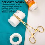 Personalisierte Medizinische Verband- und Nahtschere Hämostat-Pinzette mit Namen 3-tlg. Geschenk für Krankenschwestern Medizinisches Personal