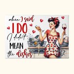 Peinture Murale sans Cadre Personnalisée avec Nom Indépendance Féminine Décoration de Maison Cadeau d'Emménagement Fête des Mères pour Elle