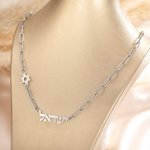 Collana personalizzata con nome ebraico e stella di Davide Regalo ebraico Bat Mitzvah Hanukkah per le donne