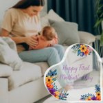 Plaque Acrylique Personnalisée avec Texte Décoration Maison Cadeau d'Anniversaire Fête des Mères pour Maman Grand-mère