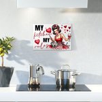 Peinture Murale sans Cadre Personnalisée avec Nom Indépendance Féminine Décoration de Maison Cadeau d'Emménagement Fête des Mères pour Elle