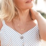 Collana personalizzata con nome ebraico e stella di Davide Regalo ebraico Bat Mitzvah Hanukkah per le donne