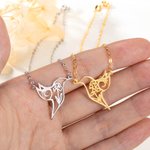 Collier colibri personnalisé avec fleur de naissance Anniversaire Fête des mères Cadeau de St Valentin pour femme