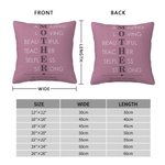 Personalised Mother Acronym Multi-colour Throw Pillow Cover with Text Mother's Day Birthday Gift for Mom