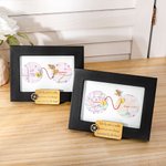 Personalizado We Are Always Connected By The Heart Dos mapas en un marco Regalo de larga distancia para pareja
