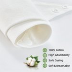 Personalized Adjustable Cotton Baby Bib with Text First Mother’s Day Gift For New Mom Baby