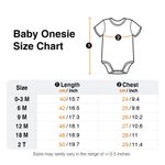 Personlig söt krita stil 100% bomull Baby Onesies med namn första mors dag gåva för nyfödda