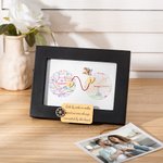 Personalizado We Are Always Connected By The Heart Dos mapas en un marco Regalo de larga distancia para pareja