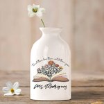 Personalisierte Teach Them Love Them Watch Them Grow Keramische Vase Floral Home Dekoration mit Namen Zurück zu Schule Anerkennung Geschenk für Lehrer