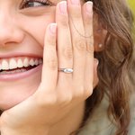 Anillo de sello ovalado personalizado con nombre grabado Cumpleaños Día de la Madre Aniversario Regalo para ella