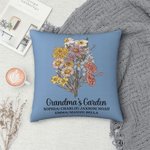 Funda de cojín personalizada con 1 - 12 nombres Día de la Madre Cumpleaños Regalo para Mujer