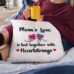 Funda de cojín personalizada con los nombres de los niños Decoración del hogar Día de la madre Regalo de cumpleaños para mamá Abuela