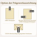Personalisierter Prägestempel mit Landschaft-Design und Text Geschenk für Buchliebhaber Buchklub