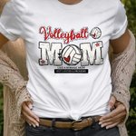Spersonalizowana koszulka baseballowa Mama Jak Normalna Mama z Tekstem Prezent na Dzień Matki dla Mamy