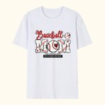 Spersonalizowana koszulka baseballowa Mama Jak Normalna Mama z Tekstem Prezent na Dzień Matki dla Mamy