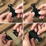 Personalisierte MOLLE EDC Mini Tactical Knife Portable Survival Tool Camping Geschenk für Mann