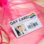 Gepersonaliseerd Premium Lidmaatschap Foto Homo Identiteitskaart met Naam en Geschenktas Regenboog Gemeenschap Grappig Geschenk voor LGBT Pride