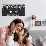 Árbol genealógico personalizado Signo de madera con 1-12 nombres de corazón Decoración de pared Día de la madre Aniversario Regalo para la familia