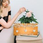 Árbol genealógico personalizado Signo de madera con 1-12 nombres de corazón Decoración de pared Día de la madre Aniversario Regalo para la familia