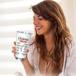 Personalized Birth Flower Bible Verse 20oz Tumbler with Name Birthday Anniversary Mother’s Day Gift for Women