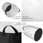 Personalised Ballerina Large Capacity Waterproof Laundry Storage Basket with Name Birthday Mother's Day Gift for Ballet Lover