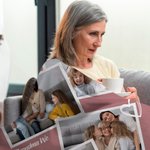 Personalised Love Colourful 1 - 4 Photos Collage Soft Blanket with Text Birthday Mother's Day Gift for Family