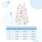 Sac de couchage sans manches à fermeture éclair pour bébé avec initiale et nom Cadeau de douche d'anniversaire pour nouveau-né