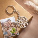 Portachiavi personalizzato con albero genealogico inciso con 1-13 nomi Festa della mamma Regalo di compleanno per la famiglia