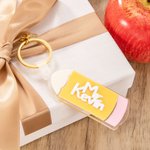 Gepersonaliseerd Potlood Dubbel Gelaagd Acryl Potlood Sleutelhanger met Naam Verjaardag Lerarendag Afstudeergeschenk voor leraar