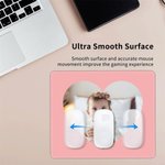 Personalized Heart Shaped Photo Non-slip Mouse Pad Office Computer Accessory Birthday Mother's Day Gift for Family Friend Colleague