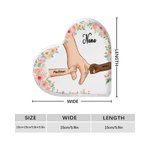 Personalisierte Blume 1-8 Hand-Holding Acryl Plaque mit Namen Muttertag Geburtstag Geschenk für Mama Oma