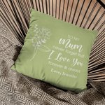 Taie d'oreiller personnalisée avec nom pour la fête des mères Cadeau d'anniversaire pour les femmes