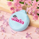 Gepersonaliseerde Fashion stijl draagbare Mini luchtkussen spiegel kam met naam verjaardag bruidsmeisje cadeau voor haar
