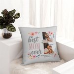 Funda de cojín personalizada con texto para el Día de la Madre para la abuela